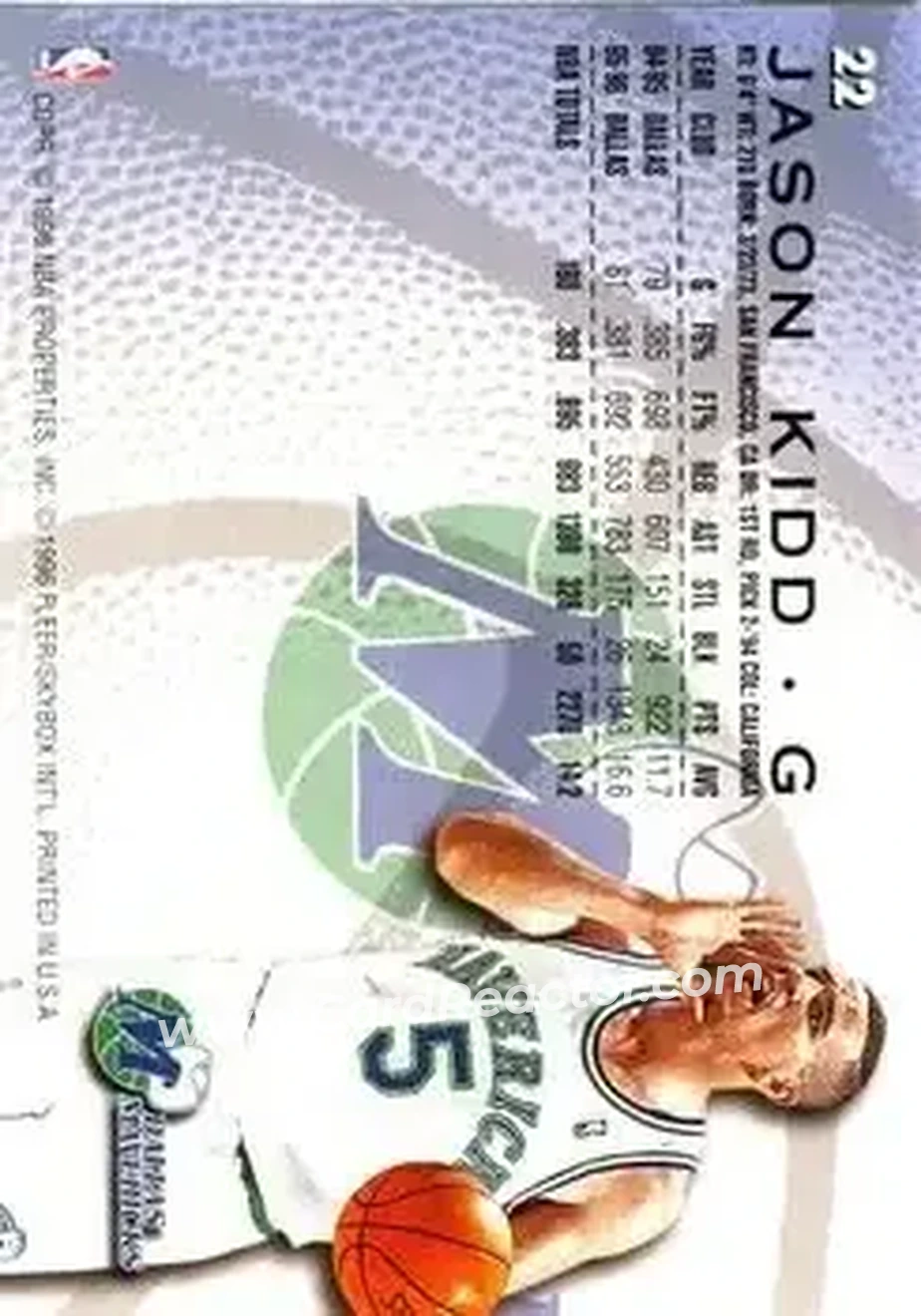 Back of Jason Kidd