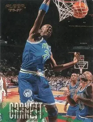 1996-97 Fleer European #64 Kevin Garnett