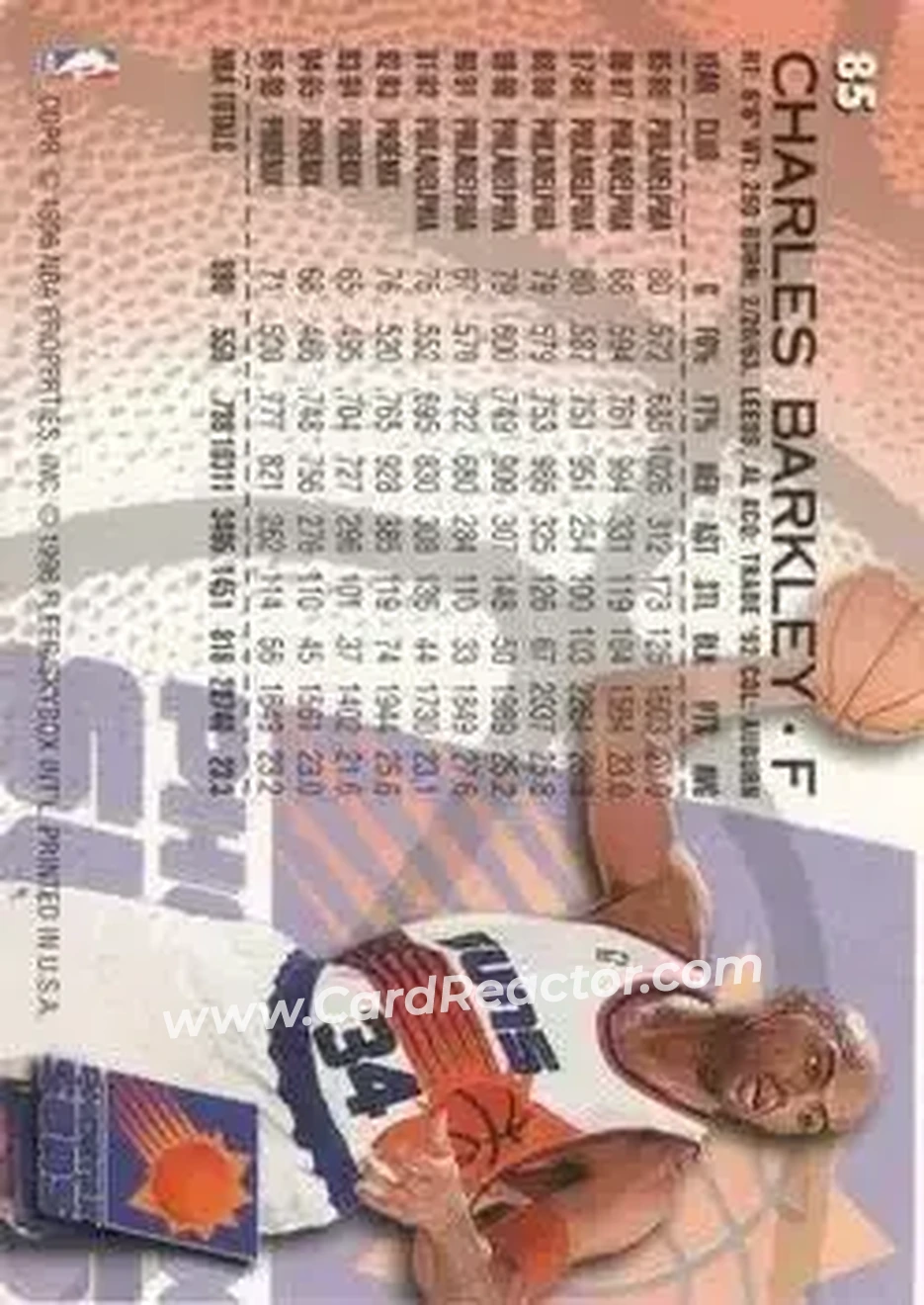 Back of Charles Barkley