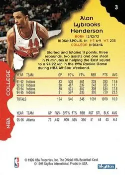 Back of Alan Henderson