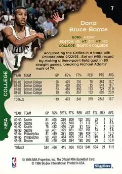 Back of Dana Barros