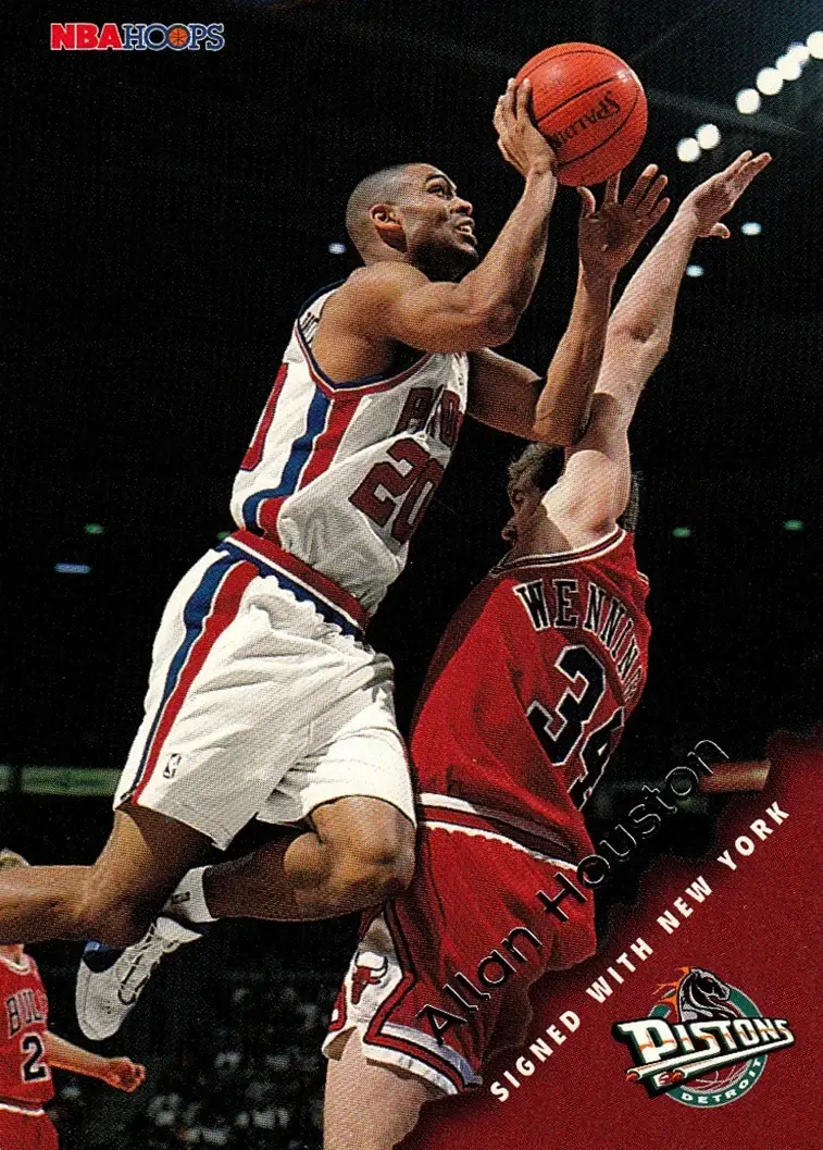 1996-97 Hoops #47 Allan Houston