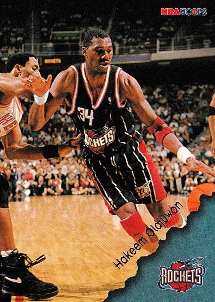 1996-97 Hoops #63 Hakeem Olajuwon