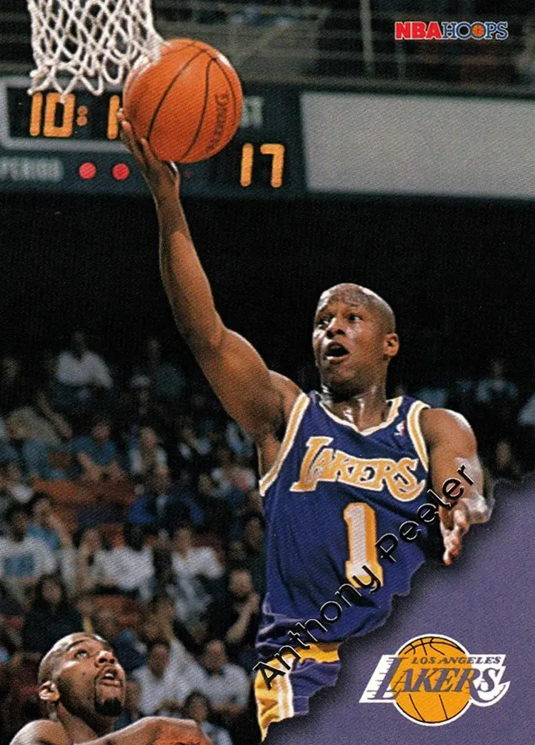 1996-97 Hoops #80 Anthony Peeler