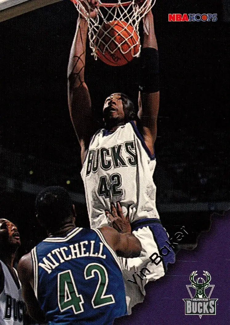 1996-97 Hoops #87 Vin Baker
