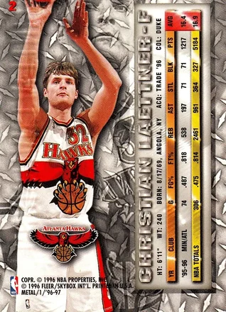 Christian Laettner Rückseite
