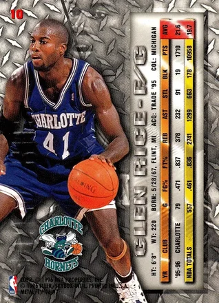 Glen Rice 背面