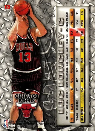 Reverso de Luc Longley