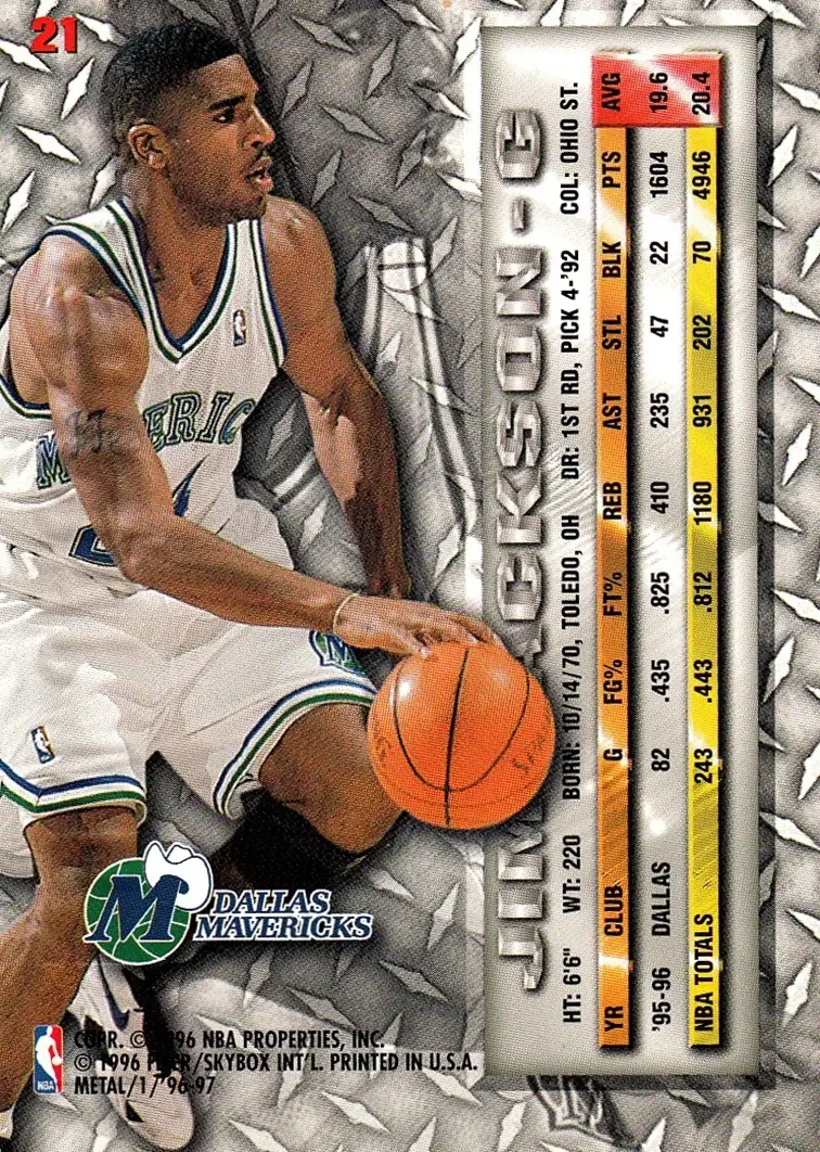 Back of Jim Jackson