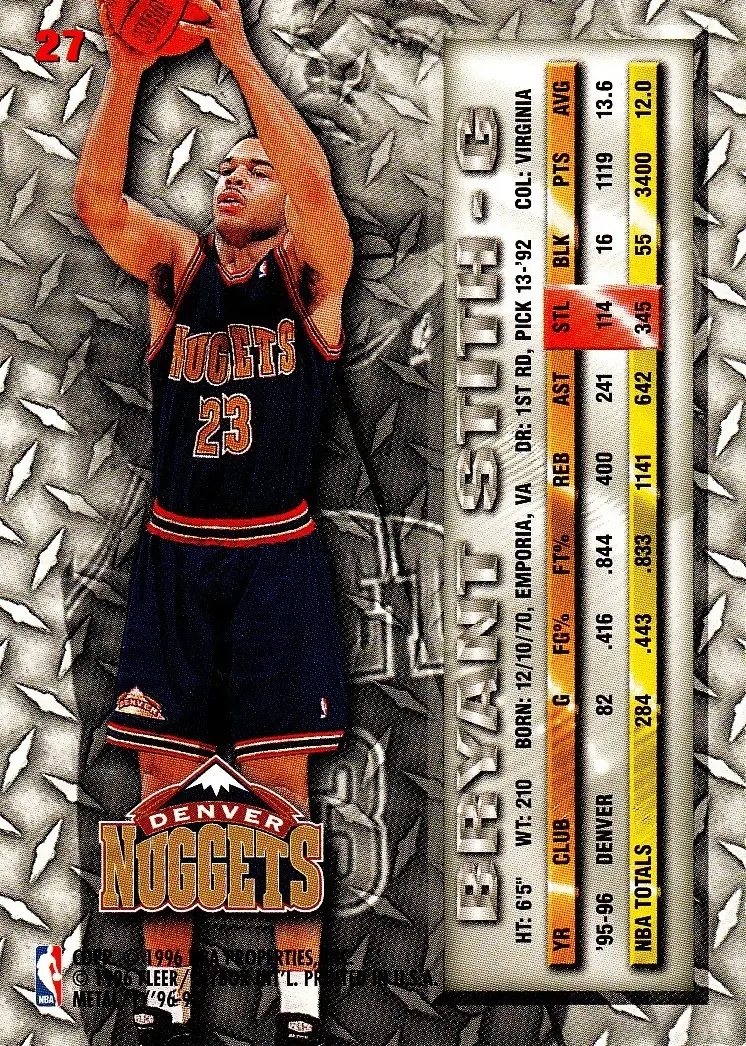 Back of Bryant Stith