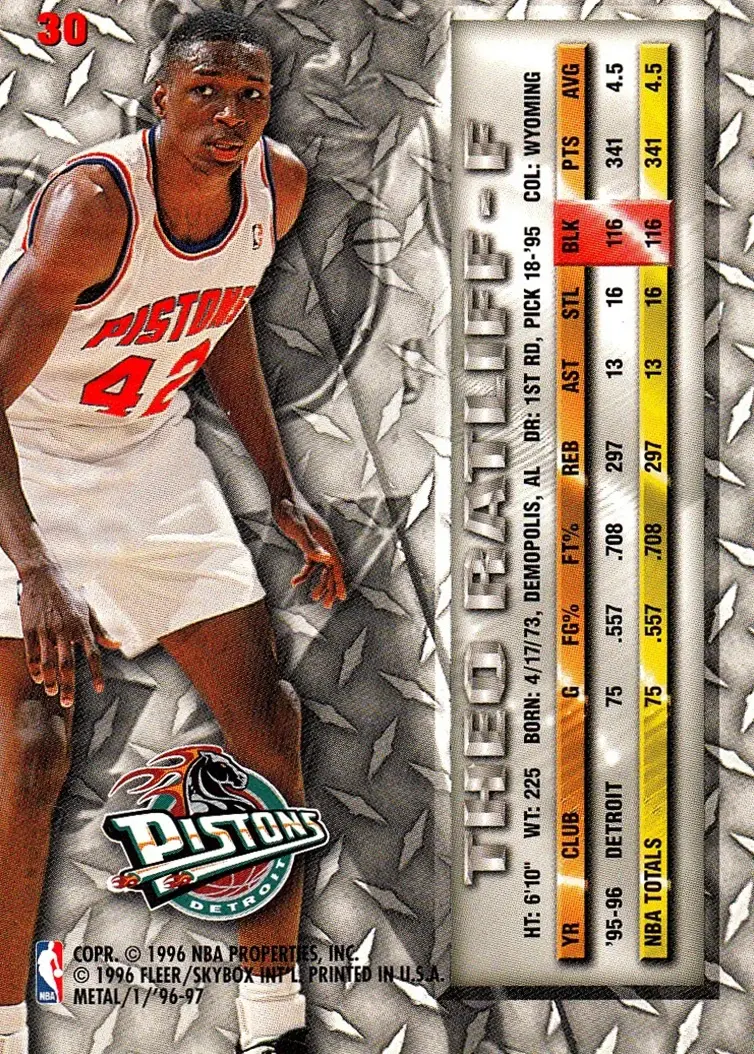 Back of Theo Ratliff