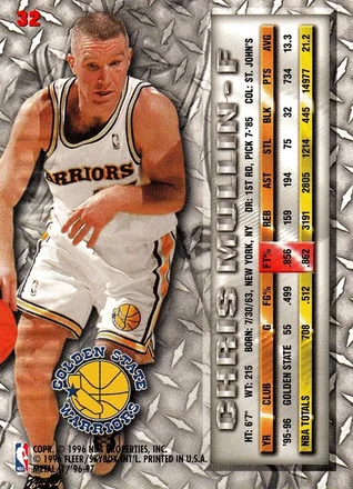 Tył: Chris Mullin
