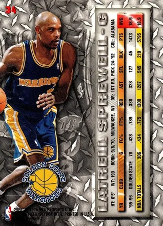 Latrell Sprewell 裏面
