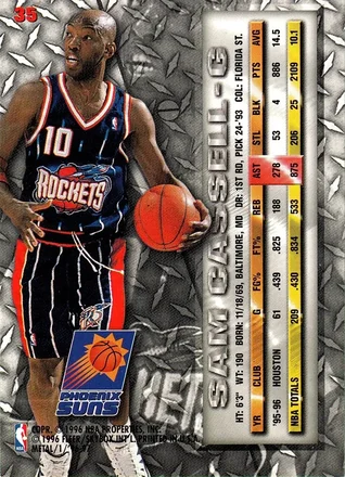 Sam Cassell 裏面