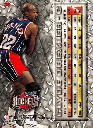 Verso de Clyde Drexler