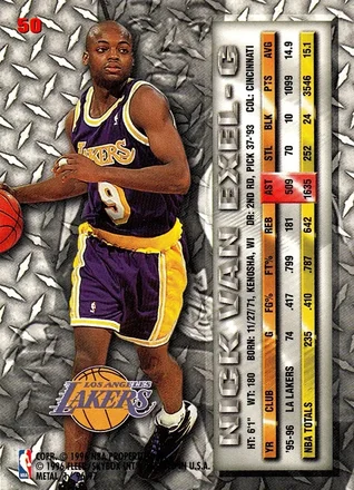 Nick Van Exel Rückseite