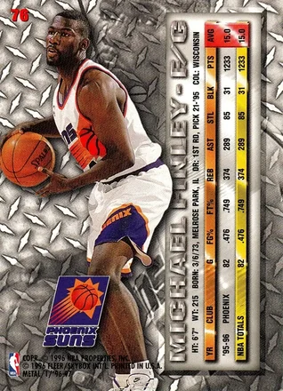 Michael Finley 뒷면