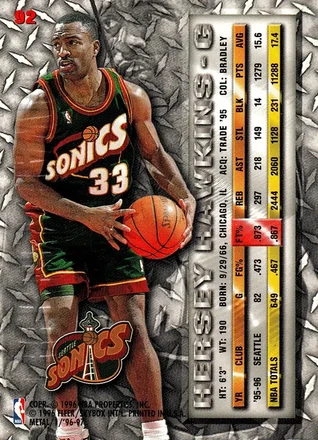 Reverso de Hersey Hawkins