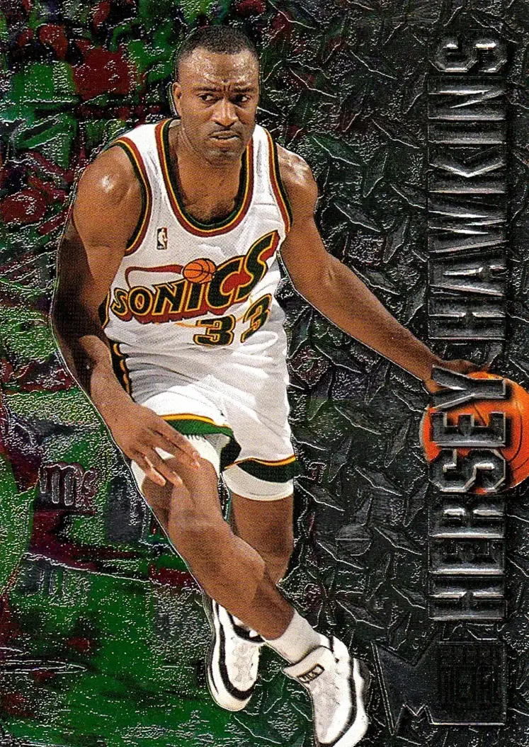 1996-97 Metal #92 Hersey Hawkins