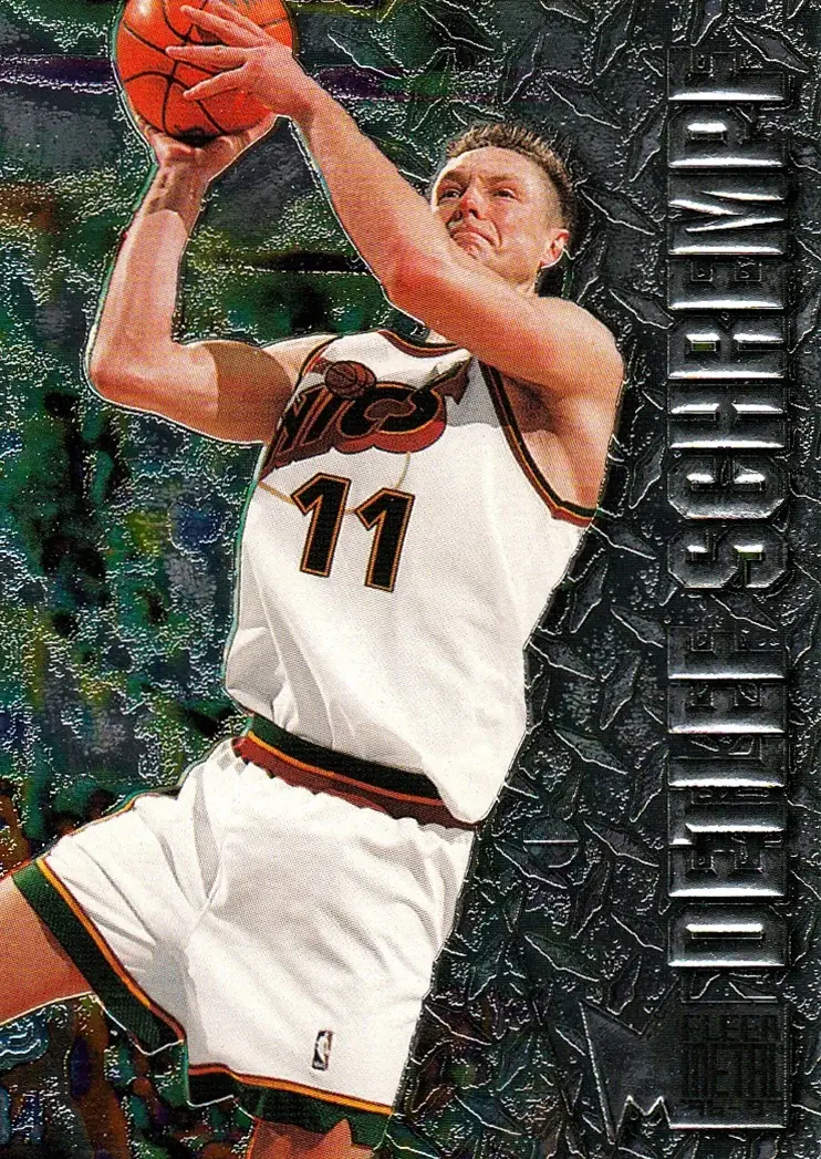 1996-97 Metal #96 Detlef Schrempf