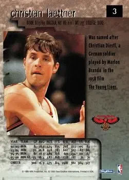 Back of Christian Laettner