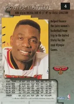 Back of Dikembe Mutombo