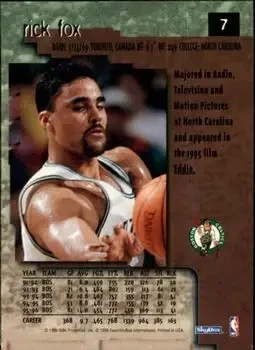 Back of Rick Fox