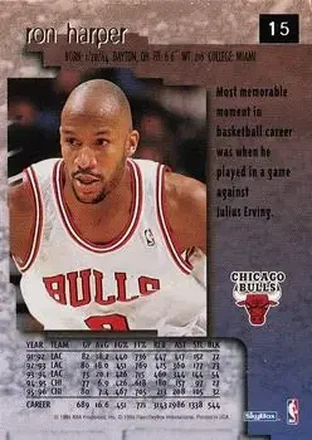 Ron Harper back