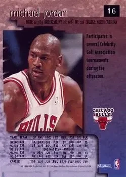 Back of Michael Jordan