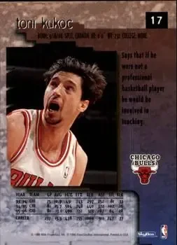 Back of Toni Kukoc