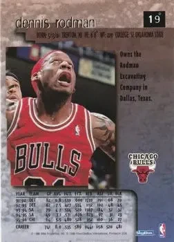 Back of Dennis Rodman