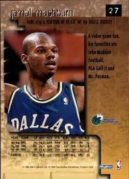 Back of Jamal Mashburn