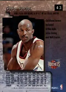 Back of Clyde Drexler
