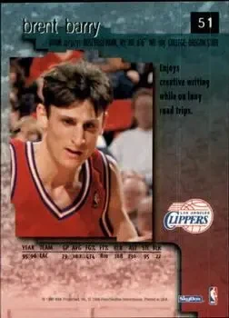 Back of Brent Barry
