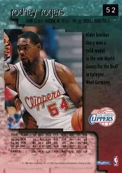 Back of Rodney Rogers