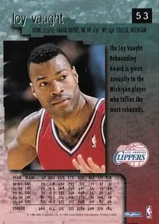 Loy Vaught back