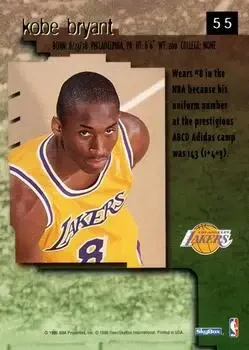Back of Kobe Bryant