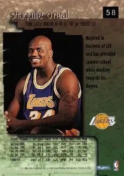 Back of Shaquille O'Neal