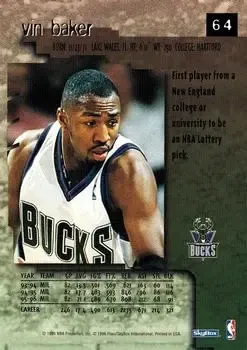 Back of Vin Baker