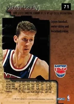 Back of Shawn Bradley