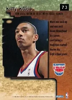 Back of Kerry Kittles