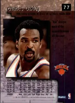 Back of Charles Oakley