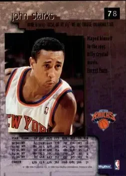 Back of John Starks