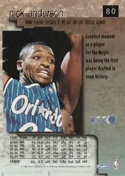 Back of Nick Anderson