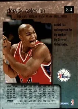 Back of Derrick Coleman