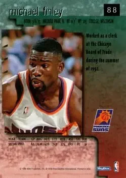 Back of Michael Finley