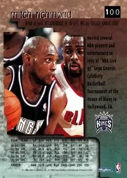 Back of Mitch Richmond