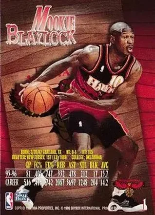 Mookie Blaylock Rückseite