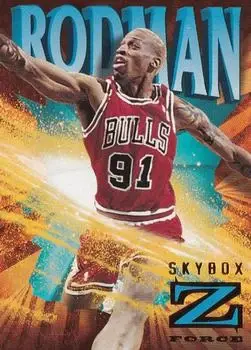 1996-97 SkyBox Z-Force #14 Dennis Rodman