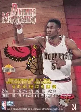 Dikembe Mutombo Rückseite